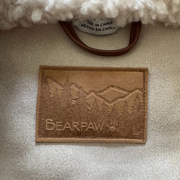 BEARPAW Ladies' Moto Shearling Jacket NEW WITH TAGS - Picture 7 of 7